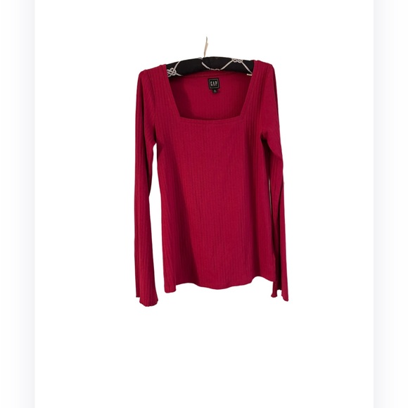 GAP square neck ribbed top - size M tall - Picture 5 of 8